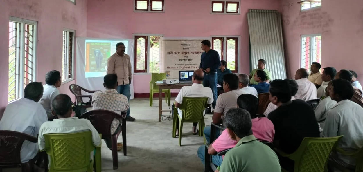 মানুহ-হাতীৰ সংঘাতৰ ঘাটিত প্ৰশমন ব্যৱস্থা বৃদ্ধিৰ উদ্যোগ আৰণ্যকৰ