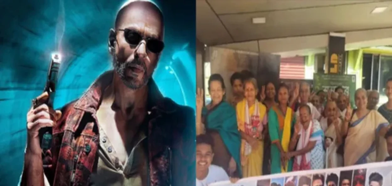 গুৱাহাটীৰ বৃদ্ধাশ্ৰমৰ বৃদ্ধা মহিলাৰ মুখলৈ হাঁহি কঢ়িয়ালে শ্বাহৰুখৰ ‘জাৱান’ ছবিয়ে