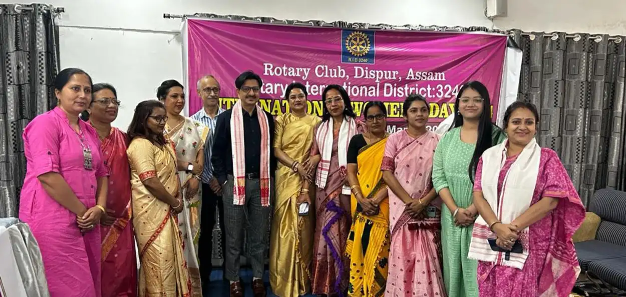 আন্তঃৰাষ্ট্ৰীয় নাৰী দিৱস উপলক্ষে উদ্যোগী মহিলাক সম্বৰ্ধনা ৰ'টাৰী ক্লাব দিশপুৰৰ