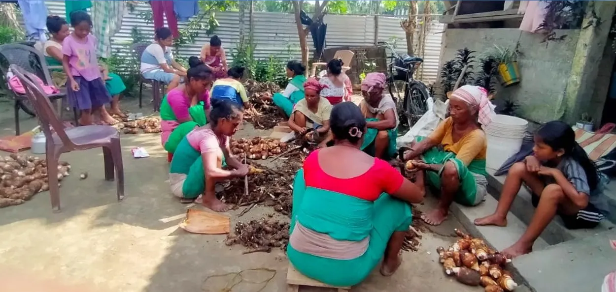 পৰিশ্ৰমি মহিলাসকল