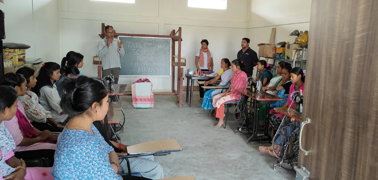 মানাহৰ স্থানীয় মহিলাৰ বাবে আৰণ্যকৰ চিলাই প্ৰশিক্ষণ কেন্দ্ৰ আৰম্ভ