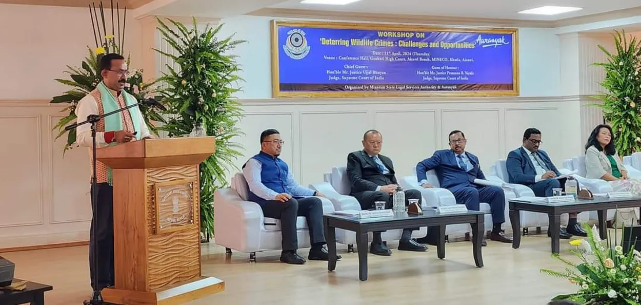 মিজোৰামত বন্যপ্ৰাণী অপৰাধ প্ৰতিৰোধৰ ওপৰত কৰ্মশালা