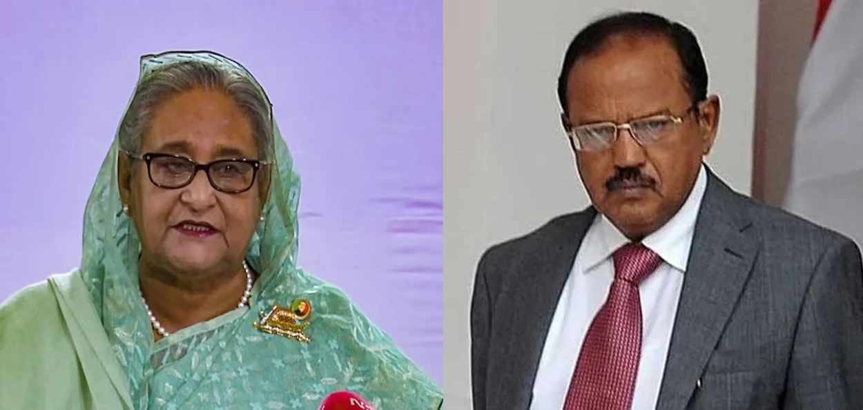 শ্বেখ হাছিনা আৰু অজিত ডোভাল