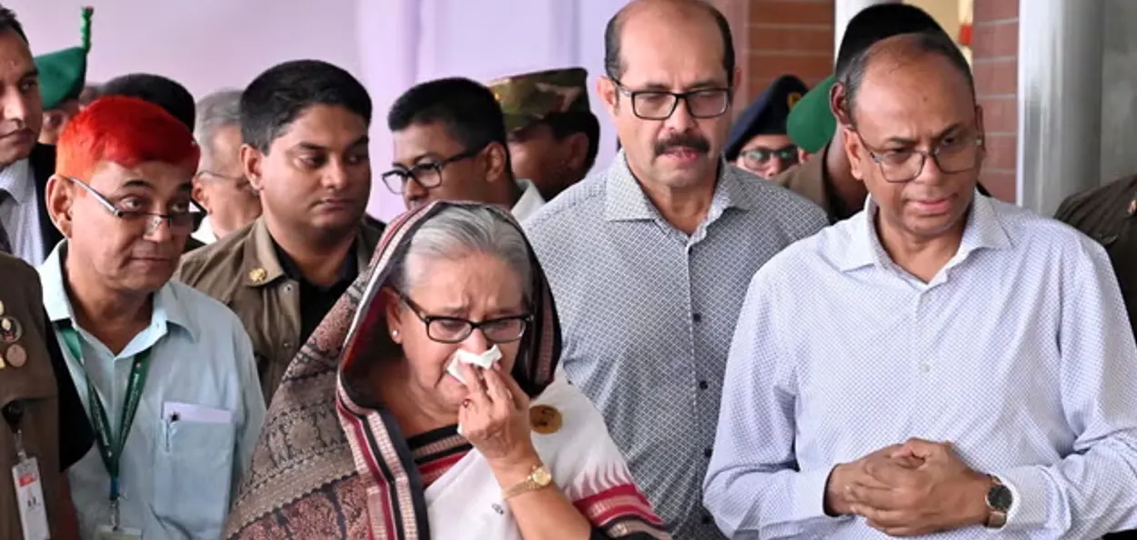 বাংলাদেশৰ প্ৰাক্তন প্ৰধানমন্ত্ৰী শ্বেখ হাছিনা