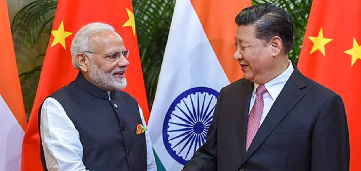 প্ৰধানমন্ত্ৰী মোদী আৰু চীনৰ ৰাষ্ট্ৰপতি ছি জিনপিং
