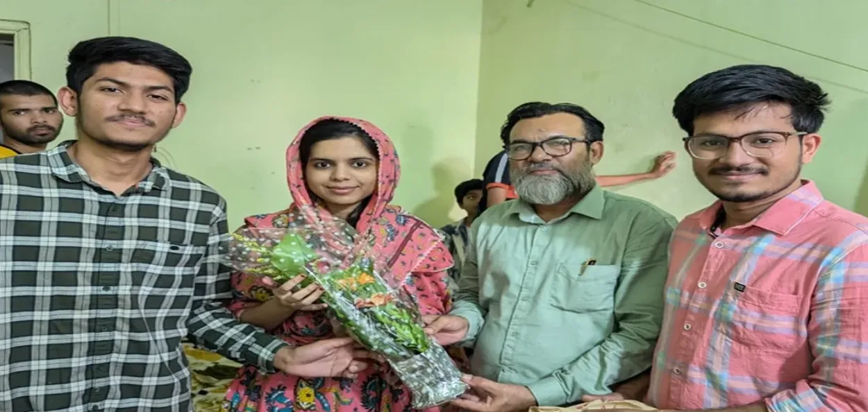 কেন্দ্ৰীয় লোকসেৱা আয়োগৰ পৰীক্ষাত উজলি উঠা আদিবা আনম আছফাক আহমেদক সম্বৰ্ধনা 