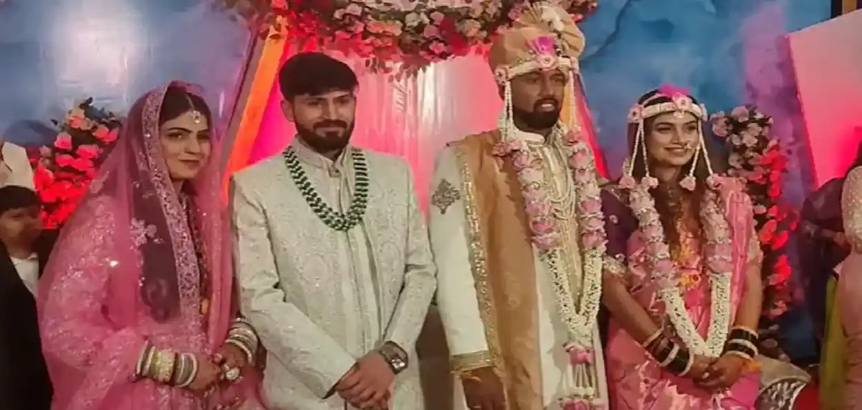 নৱবিবাহিতা দম্পতী মহীন-মহছিন আৰু নৰেন্দ্ৰ-সাংস্কৃতি 