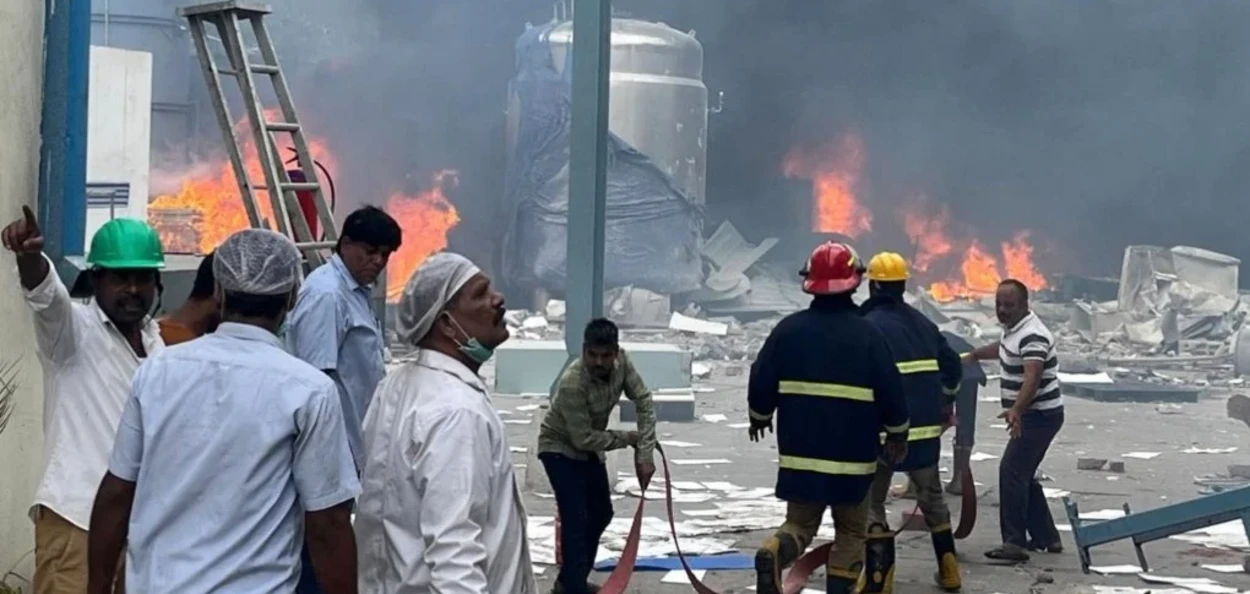 তেলেংগানাৰ ফাৰ্মা প্লান্টত ভয়ংকৰ বিস্ফোৰণ; ৮ গৰাকী নিহত
