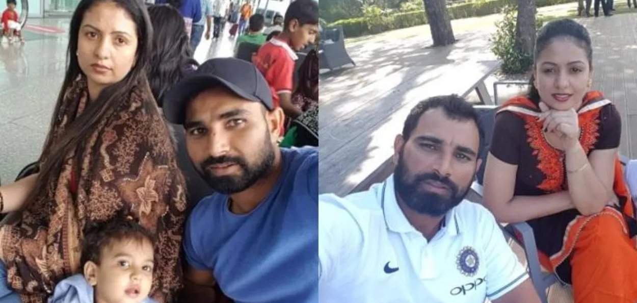 ভাল দিনত পত্নী আৰু কন্যাৰ সৈতে মহম্মদ ছামী