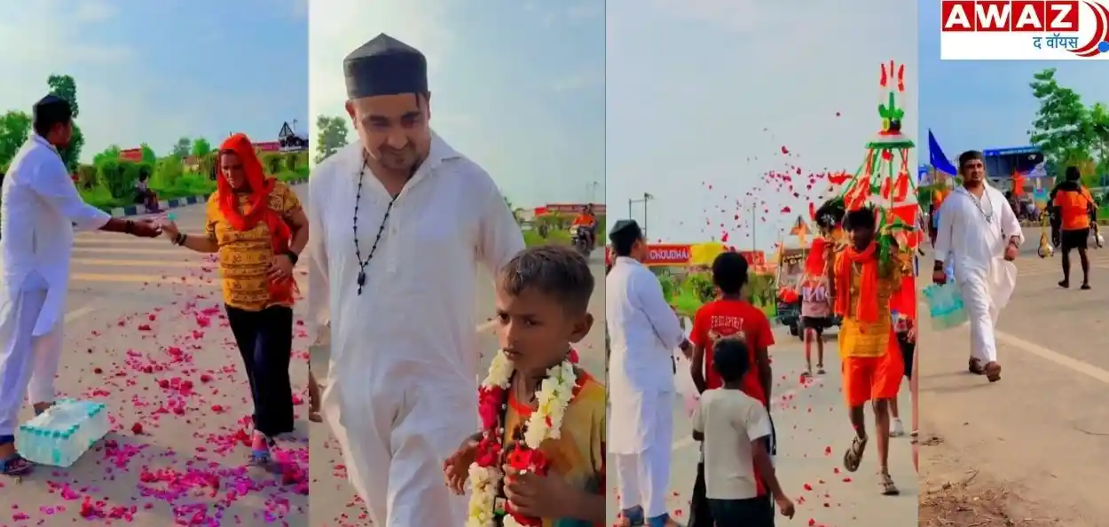  শিৱ ভক্তত সেৱা আগবঢ়াইছে খুৰৰাম ছিদ্দিকীয়ে 