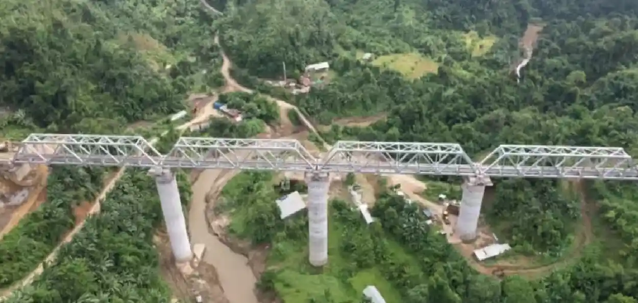 মিজোৰামৰ বৈৰৱী-ছৈৰাং ৰেলপথ