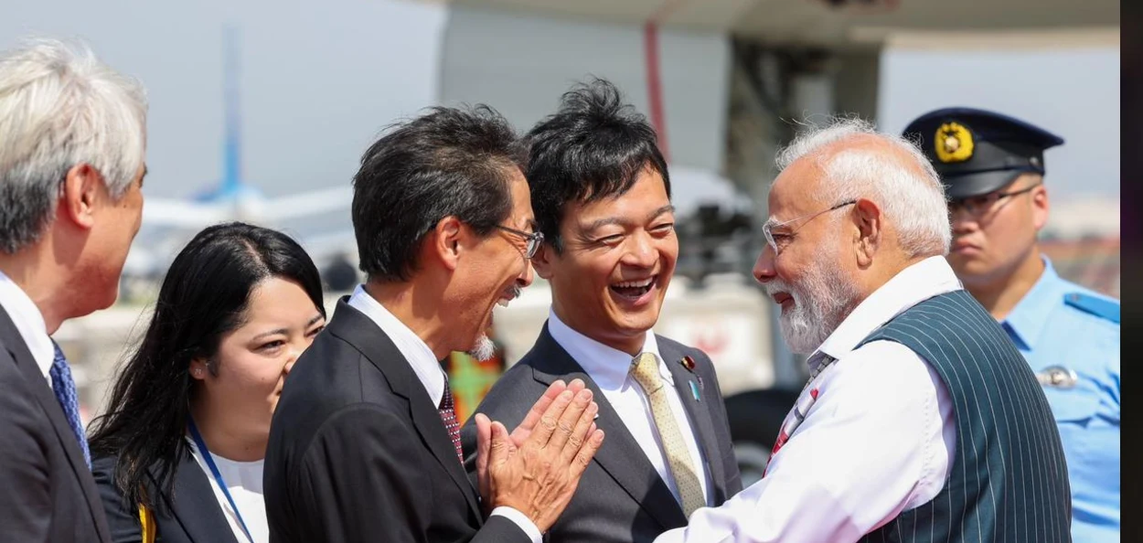 দুদিনীয়া কাৰ্যসূচীৰে জাপানত উপস্থিত প্ৰধানমন্ত্ৰী নৰেন্দ্ৰ মোদী 
