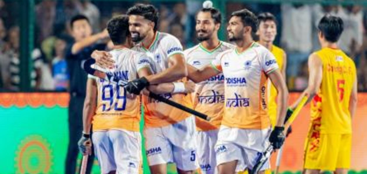 এছিয়া কাপত ৭-০ ব্যৱধানত চীনক পৰাস্ত কৰি ফাইনেলত প্ৰৱেশ ভাৰতীয় হকী দলৰ