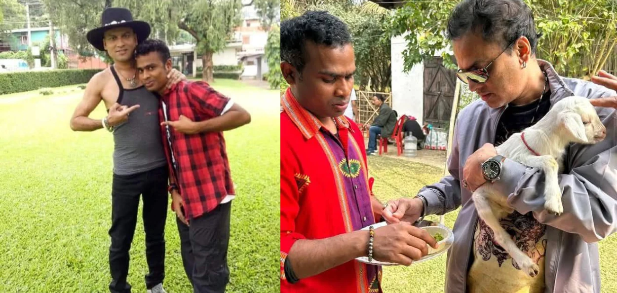 জুবিনৰ সৈতে অৰুণ গাৰ্গ (ফাইল ফটো)