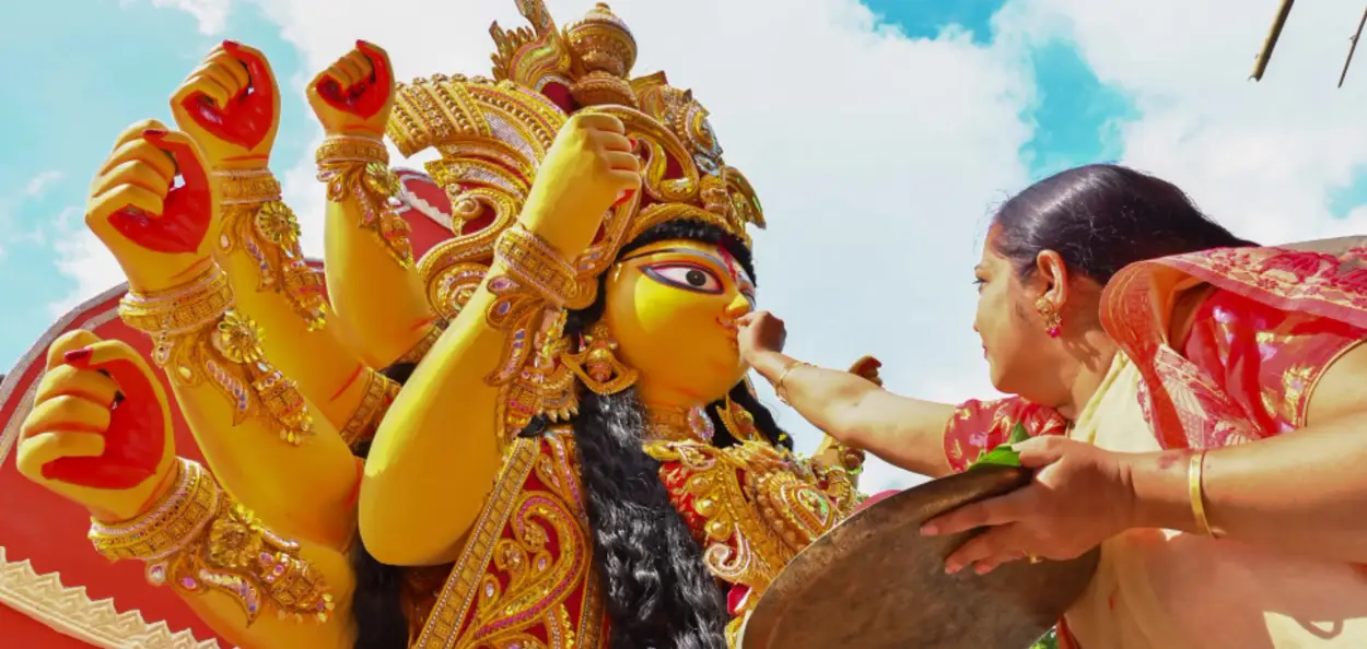 কলকাতাৰ দূৰ্গা পূজা