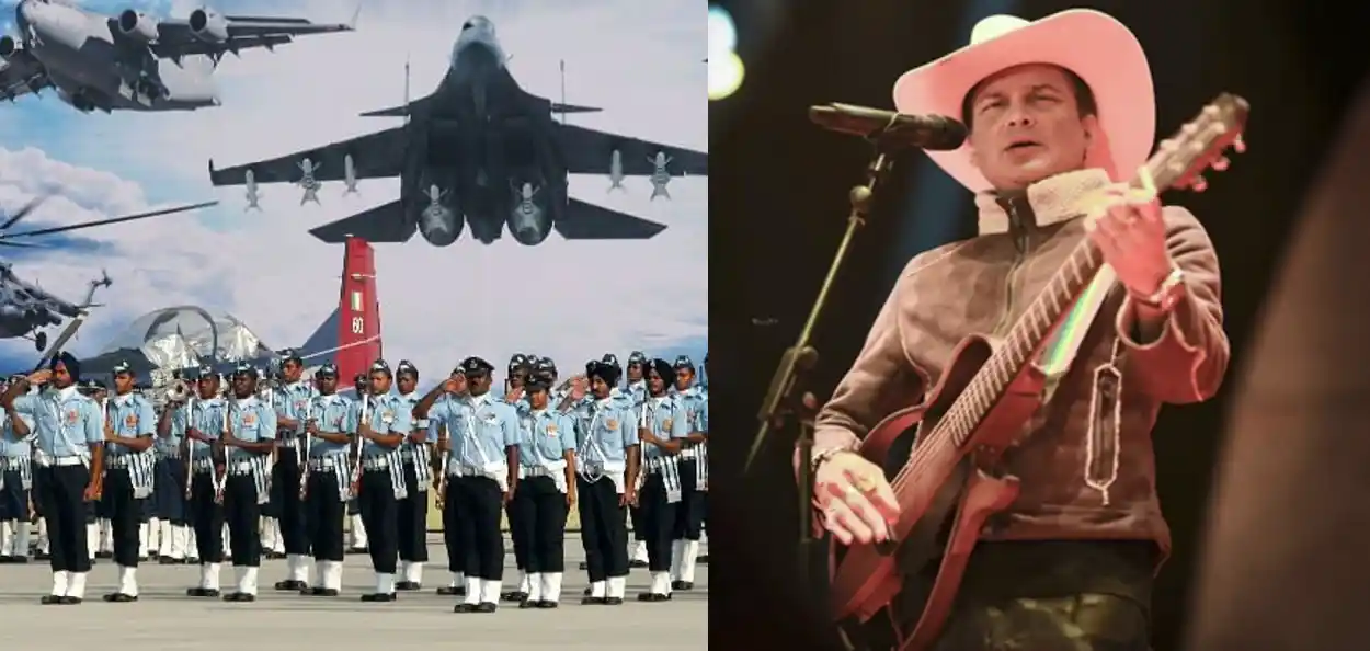 ভাৰতীয় বায়ুসেনা বাহিনী আৰু জুবিন গাৰ্গ