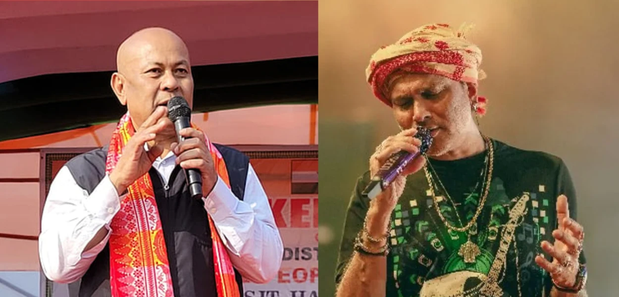 বিটিচিৰ মুৰব্বী হাগ্ৰামা মহিলাৰী আৰু জুবিন গাৰ্গ 