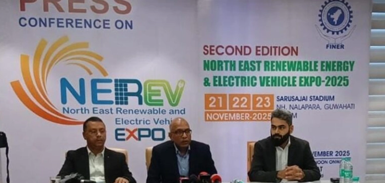 গুৱাহাটীত NEREV এক্সপ’ সন্দৰ্ভত আয়োজিত সংবাদমেলৰ এটি দৃশ্য