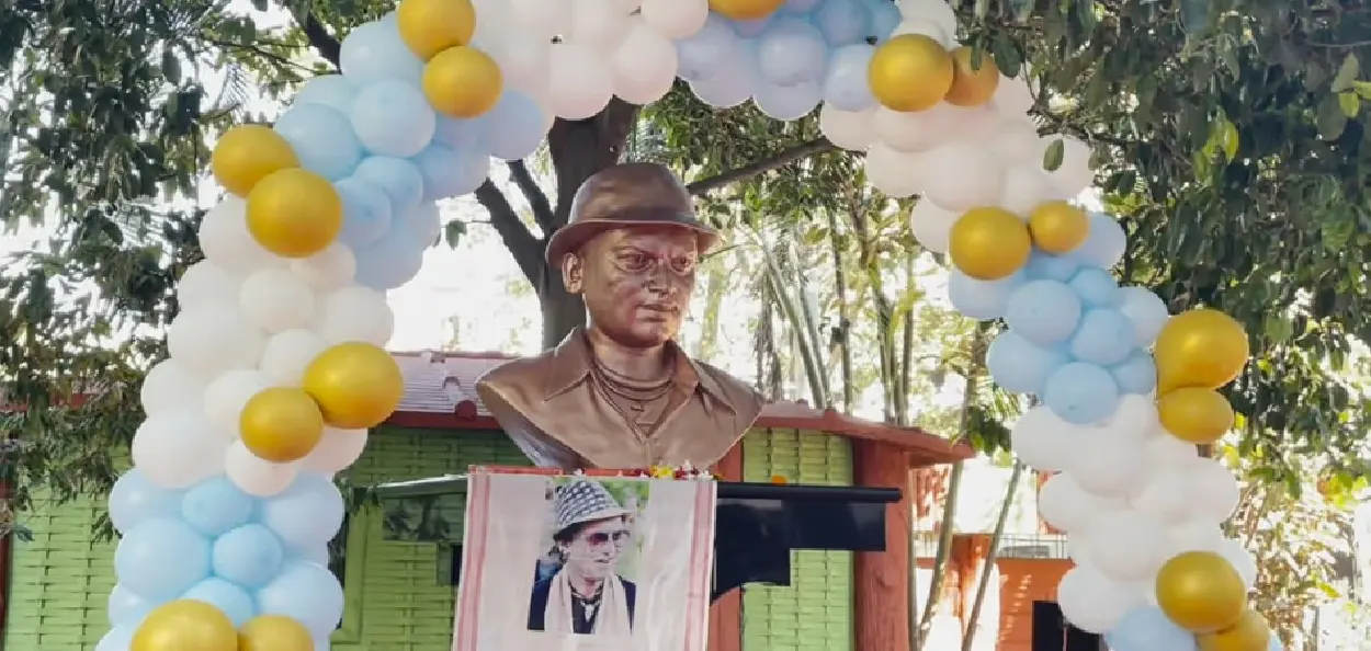 কাহিলীপাৰাত জুবিন গাৰ্গৰ প্ৰতিমূৰ্তি উন্মোচন