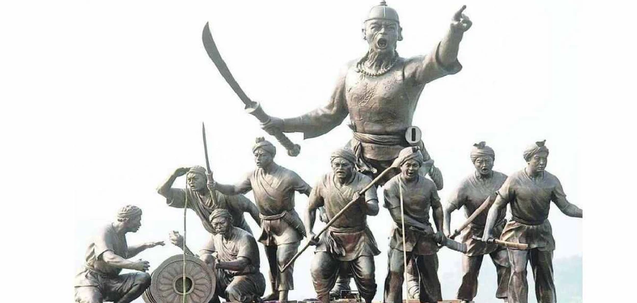 গুৱাহাটীত ব্ৰহ্মপুত্ৰৰ মাজত লাচিত স্মাৰক