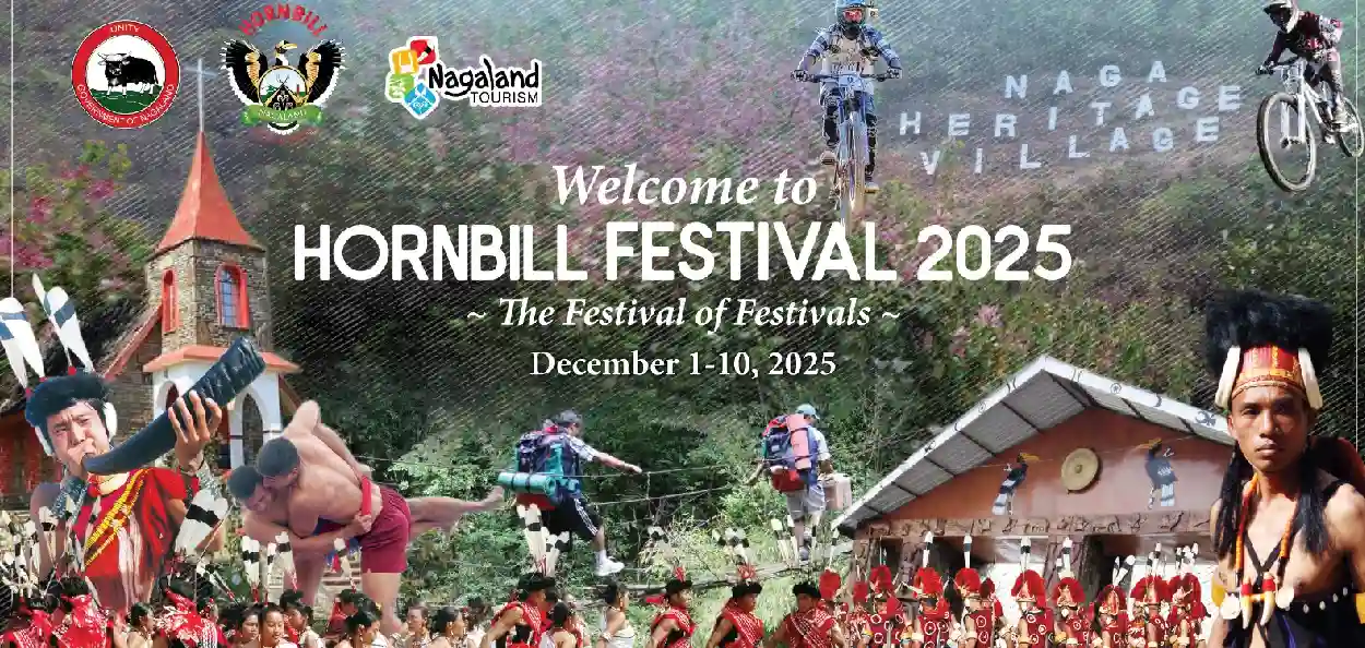 নাগালেণ্ডৰ কোহিমাৰ কিছামা গাঁৱত আজিৰে পৰা ২৬ সংখ্যক হৰ্নবিল মহোৎসৱ