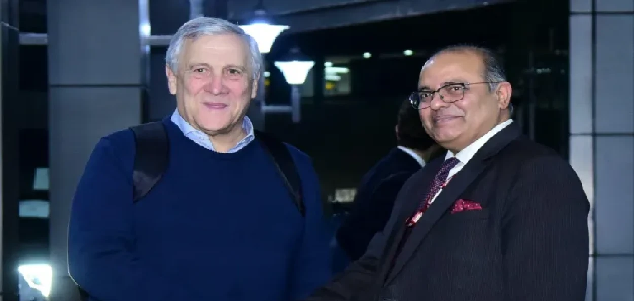 ইটালীৰ উপ-প্ৰধানমন্ত্ৰী তথা বৈদেশিক পৰিক্ৰমা আৰু আন্তঃৰাষ্ট্ৰীয় সহযোগিতা মন্ত্ৰী এণ্টনিঅ’ তাজানী