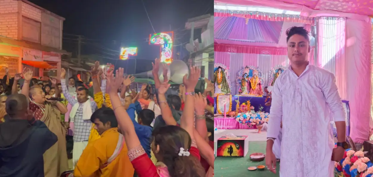 পিতৃৰ স্মৃতিত মল্লিক মিঞাৰ হৰিনাম সংকীৰ্ত্তনলৈ ধন আগবঢ়ালে মুছলমান যুৱক