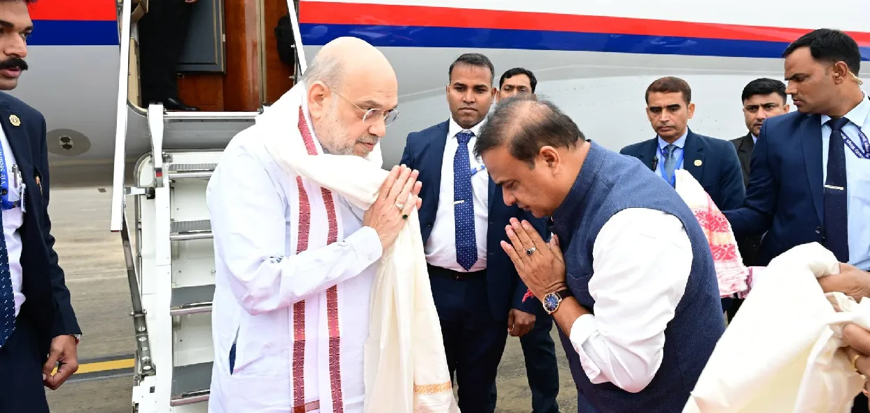 অসমত উপস্থিত কেন্দ্ৰীয় গৃহমন্ত্ৰী অমিত শ্বাহ