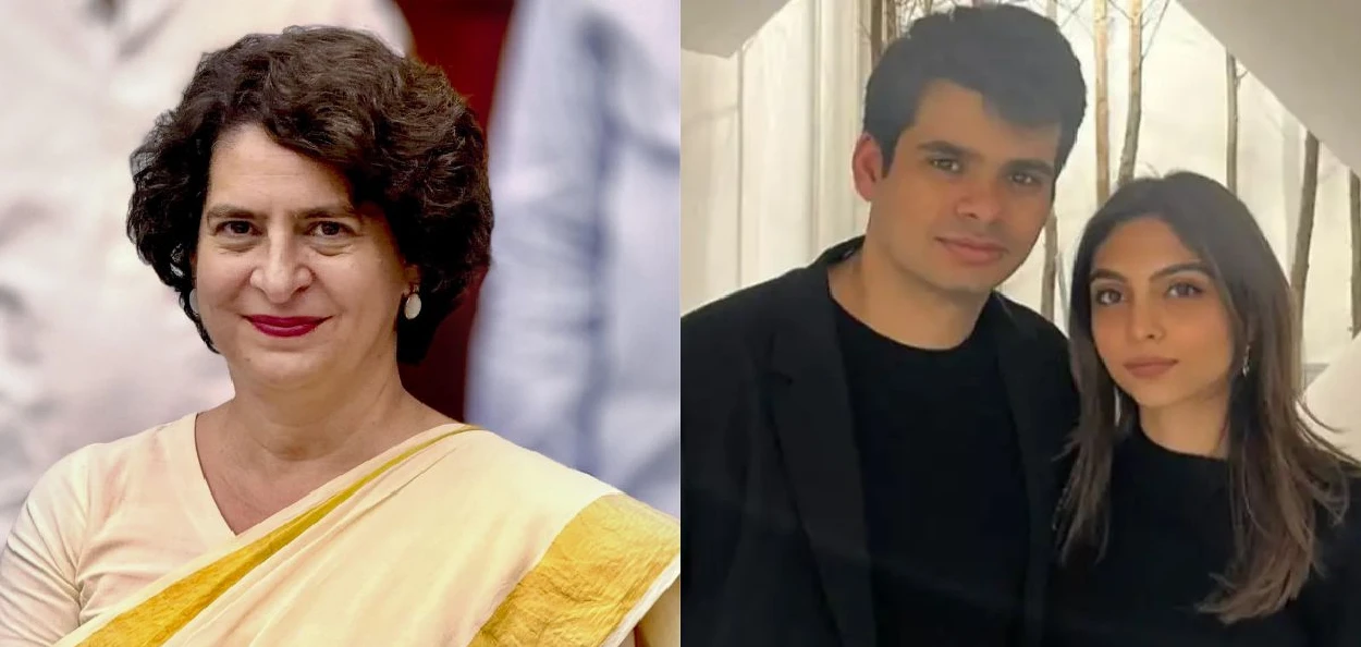 কংগ্ৰেছ সাংসদ প্ৰিয়ংকা গান্ধী আৰু পুত্ৰ ৰাইহান ভাদ্ৰা, অভিভা বেইগ