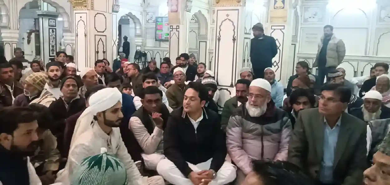 ৰাজস্থানৰ মুছলমান সম্প্ৰদায়ে আয়োজন কৰা এখন বিবাহৰ দৃশ্য