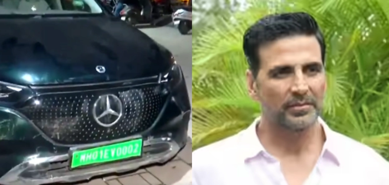 দুৰ্ঘটনাত পতিত অক্ষয় কুমাৰৰ কনভয়, আহত দুই