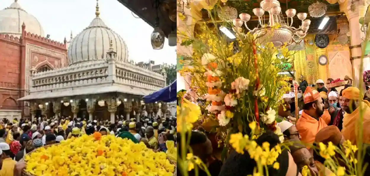 আজমেৰ শ্বৰীফ দৰগাহত অনুষ্ঠিত বসন্ত উৎসৱৰ এক দৃশ্য