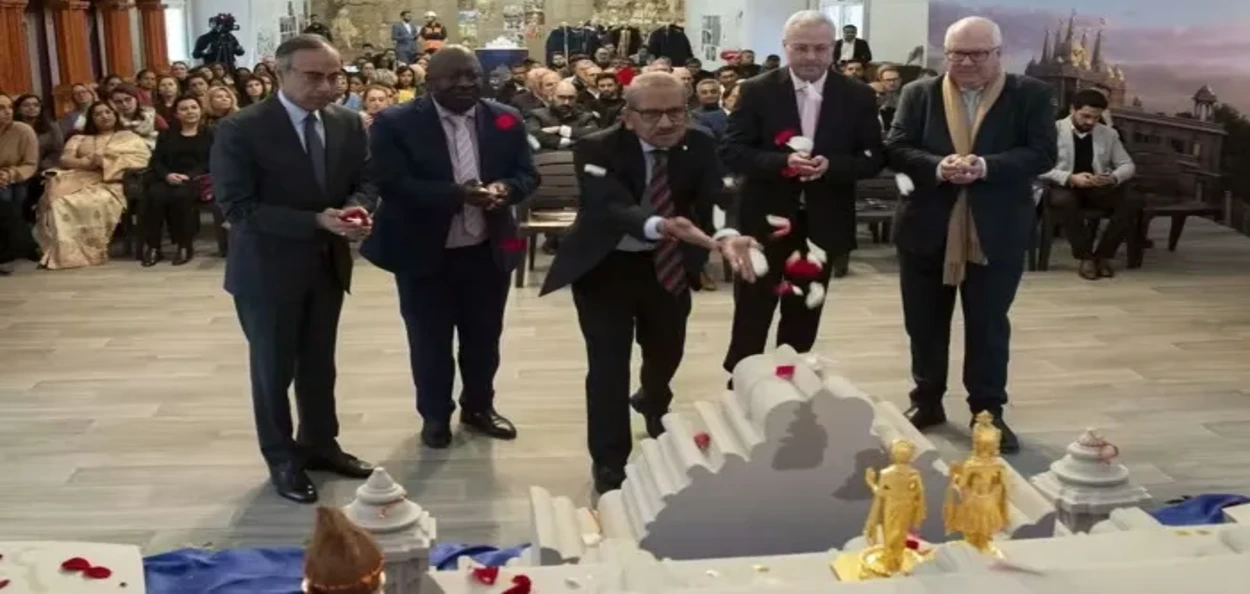 প্ৰথমটো পৰম্পৰাগত হিন্দু মন্দিৰ নিৰ্মাণ হ'ব ফ্ৰান্সত