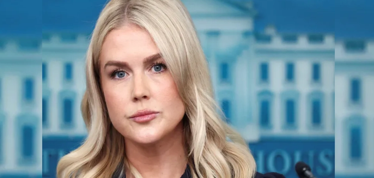 আমেৰিকাৰ হোৱাইট হাউচৰ প্ৰেছ সচিব কেৰ’লিন লেভিট