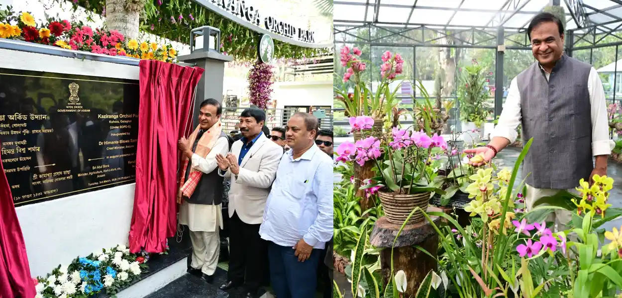 হিমন্ত বিশ্ব শৰ্মাই ৯০০ থলুৱা প্ৰজাতি থকা কাজিৰঙা অৰ্কিড উদ্যান উদ্বোধন কৰে