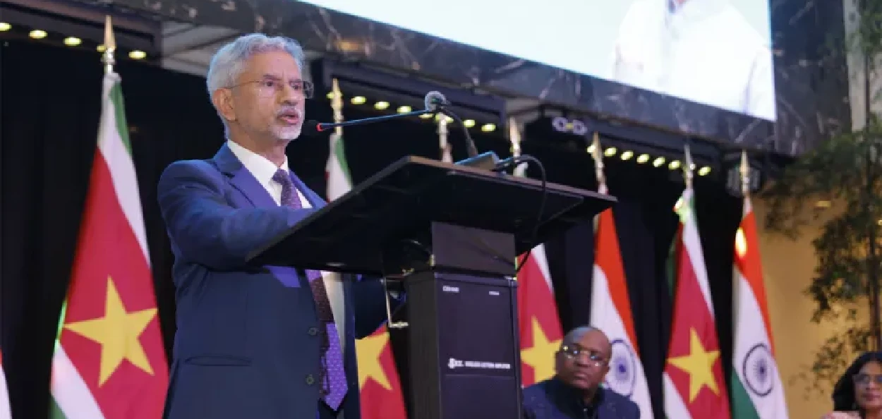 বৈদেশিক পৰিক্ৰমা মন্ত্ৰী এছ জয়শংকৰ
