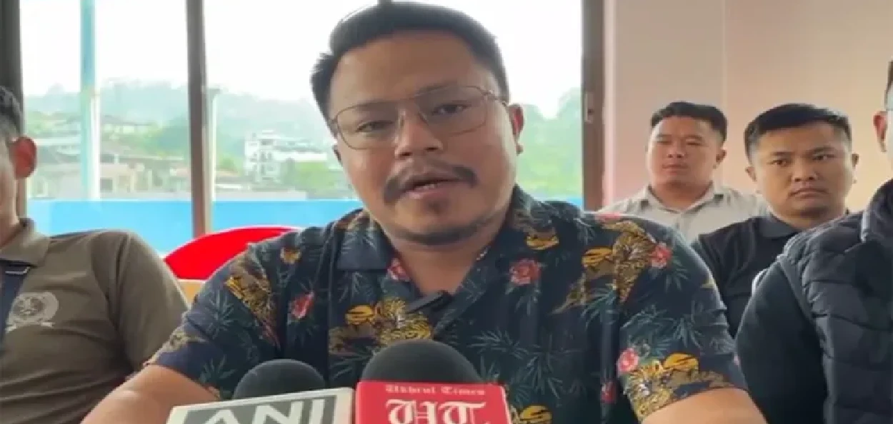 আনছামৰ সভাপতি থ আংতেছাং মাৰিং