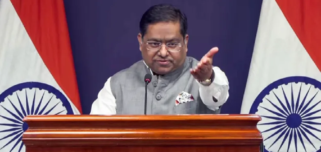 বৈদেশিক পৰিক্ৰমা মন্ত্ৰণালয়ৰ মুখপাত্ৰ ৰণধীৰ জয়ছৱাল