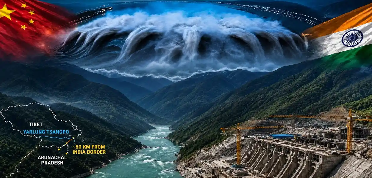 ব্ৰহ্মপুত্ৰক কেন্দ্ৰ কৰি ভাৰত-চীনৰ জলযুদ্ধঃ তিব্বতত চীনৰ মেগা বান্ধ, প্ৰত্যুত্তৰত অৰুণাচলত ভাৰতৰ ১১,০০০ মেগাৱাটৰ মেগা প্ৰকল্প  