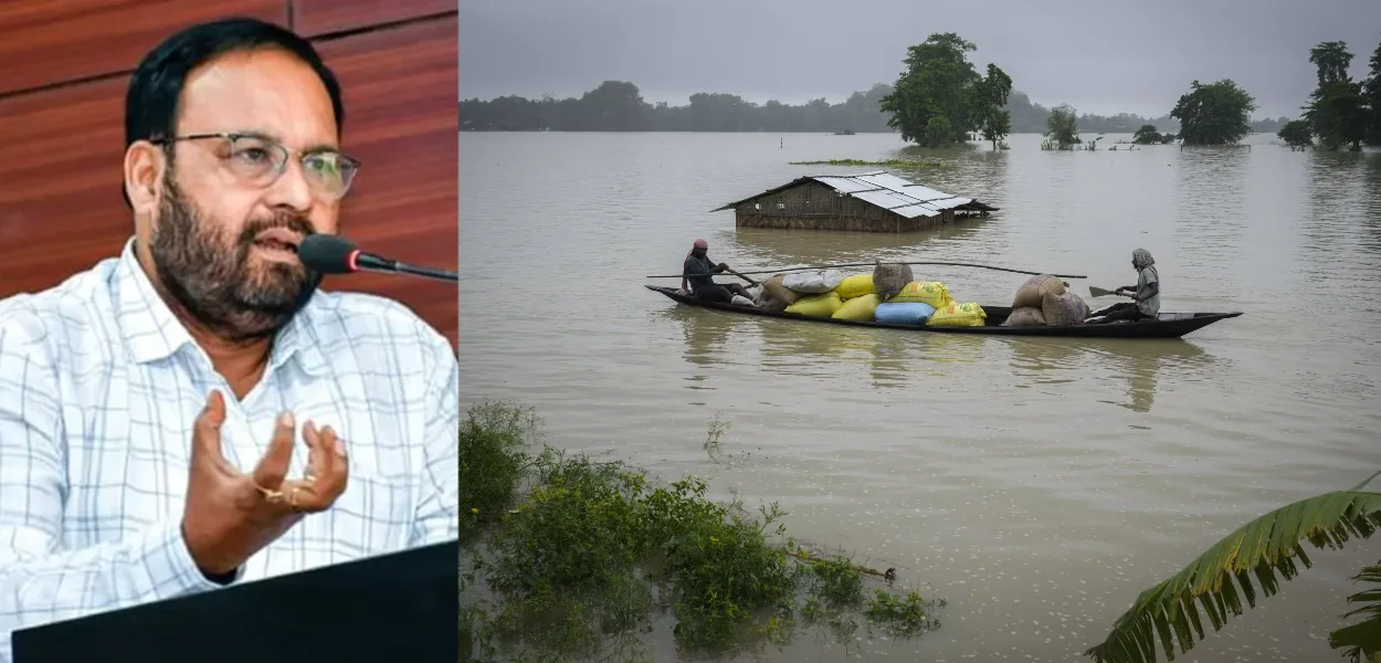কেশৱ মহন্ত; অসমত বান
