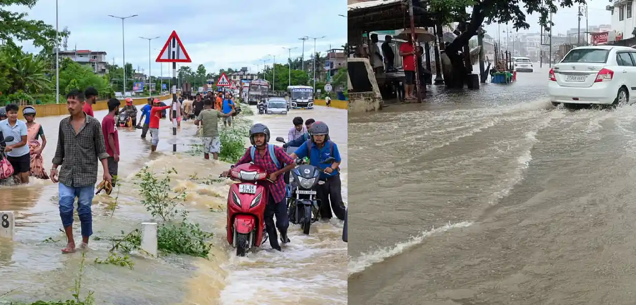 উজনিত ভয়ংকৰ বান, প্লাৱিত মহানগৰীৰ বিভিন্ন অঞ্চলঃ পৰিস্থিতি চম্ভালিবলৈ সাজু সেনা, ৪ মন্ত্ৰীক উজনিলৈ প্ৰেৰণ মুখ্যমন্ত্ৰীৰ