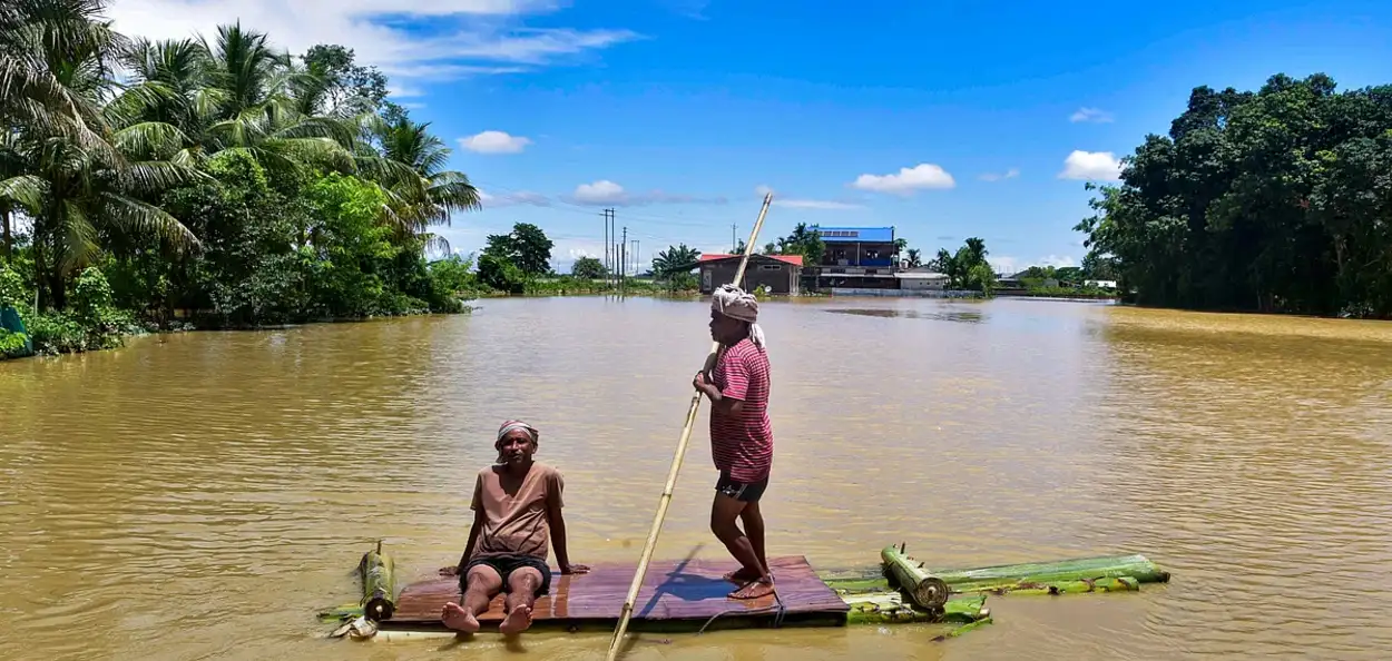 ক্ৰমান্বয়ে উন্নত হৈছে অসমৰ বান পৰিস্থিতি