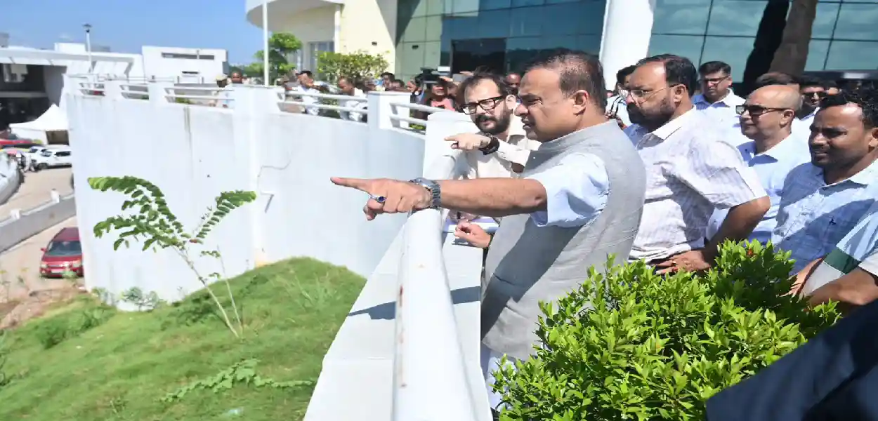 গুৱাহাটীৰ ছায়েন্স চিটীৰ উন্নয়নমূলক কাম পৰিদৰ্শন মুখ্যমন্ত্ৰী হিমন্ত বিশ্ব শৰ্মাৰ