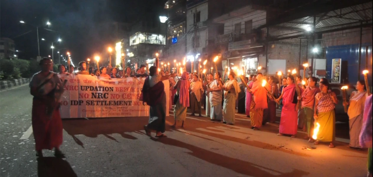 NRC অবিহনে লোকপিয়ল নচলিব: মণিপুৰত তীব্রতৰ হৈ পৰিছে প্ৰতিবাদ