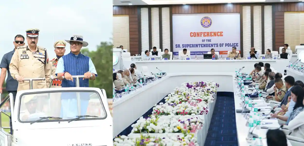 দেৰগাঁৱত অসমৰ জ্যেষ্ঠ আৰক্ষী অধীক্ষকসকলৰ দুদিনীয়া সন্মিলনত মুখ্যমন্ত্ৰী হিমন্ত বিশ্ব শৰ্মা; আইন-শৃংখলাৰ পৰ্যালোচনা