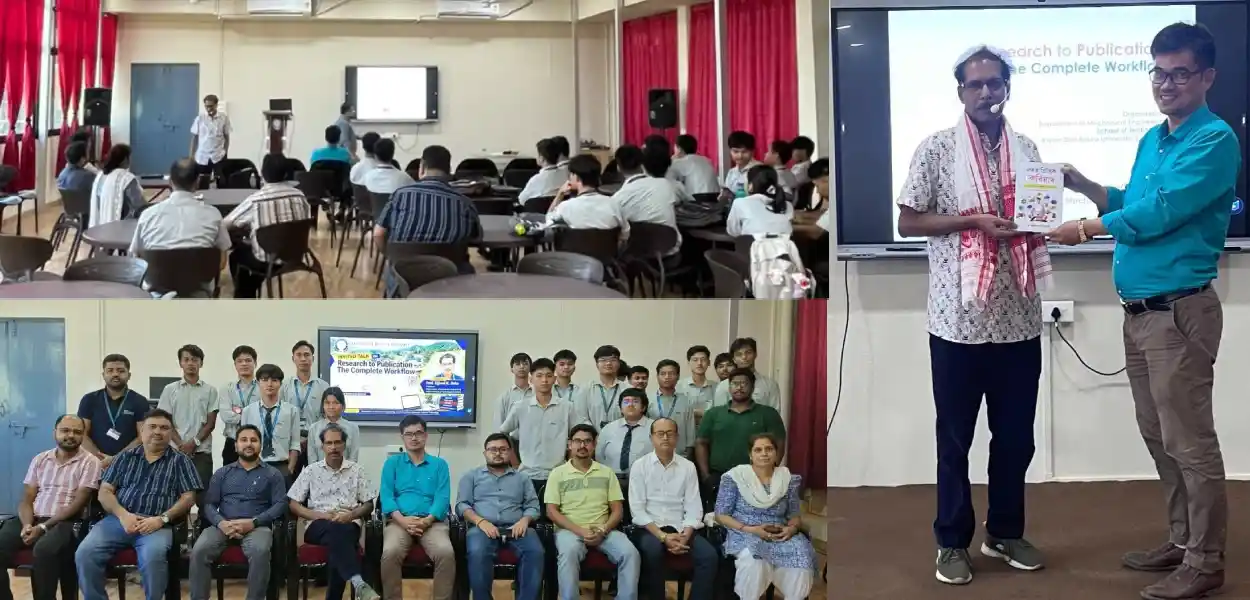 গৱেষণা-প্ৰবন্ধ প্ৰস্তুতকৰণ আৰু প্ৰকাশনৰ কৌশল সন্দৰ্ভত অসম ডন বস্ক’ বিশ্ববিদ্যালয়ত বিশেষ বক্তৃতা