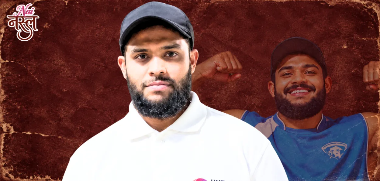 ম'বাইলৰ নিচা এৰুৱাই শিশুৰ হাতত বক্সিং গ্ল'ভছ তুলি দিছে ৩৩ বছৰীয়া জুনেইদ মহিউদ্দিনে