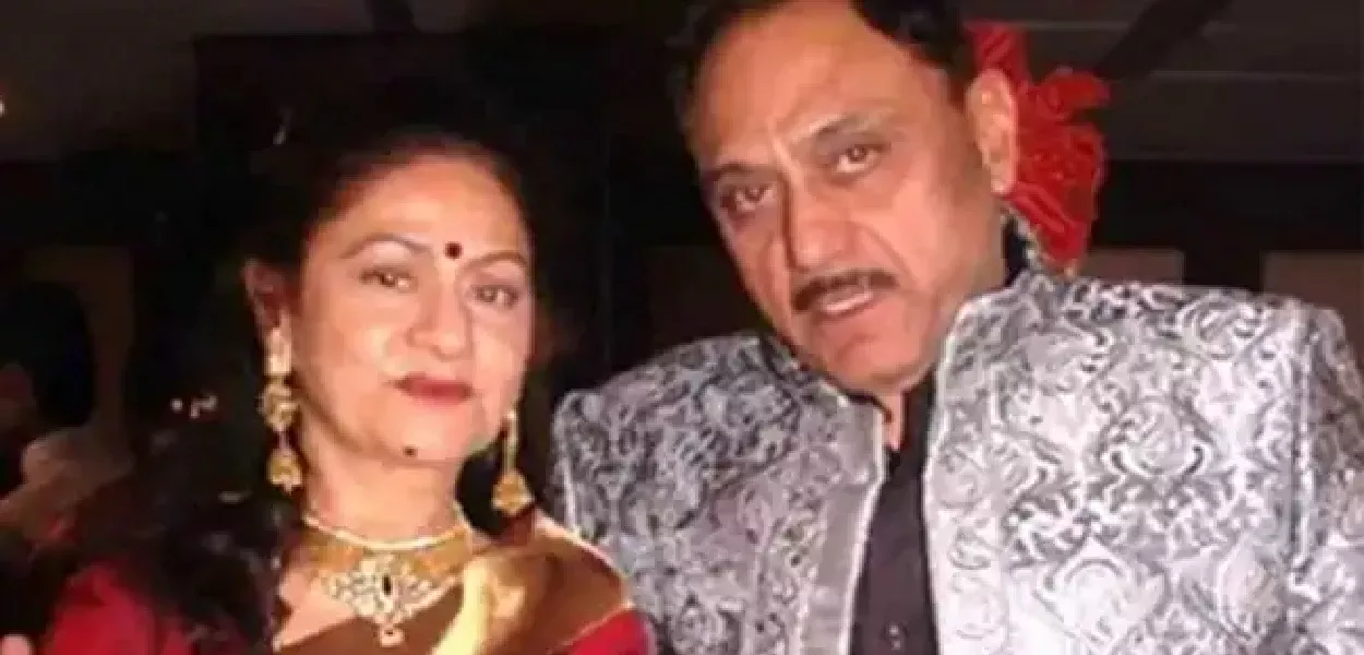 বিশিষ্ট চলচ্চিত্ৰ নিৰ্মাতা কুকু কোহলী আৰু তেওঁৰ পত্নী পত্নী অৰুণা ইৰাণী